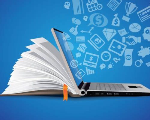 IT Communication - e-learning - internet network as knowledge base